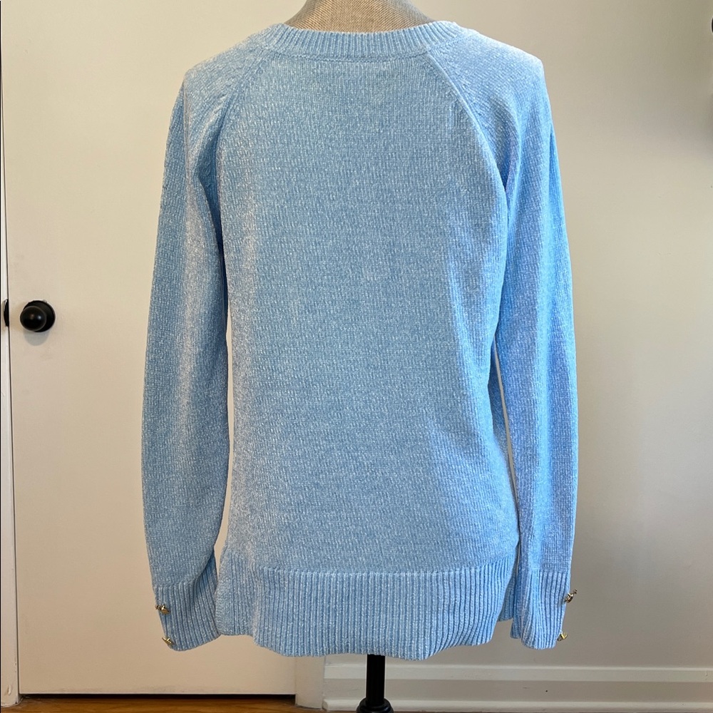 Lily Pulitzer Praxon Sweater in Bon Bon Blue Size M - Picture 3 of 8